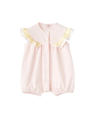 Pagliaccetto rosa con ruche