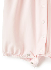 Pagliaccetto rosa con ruche