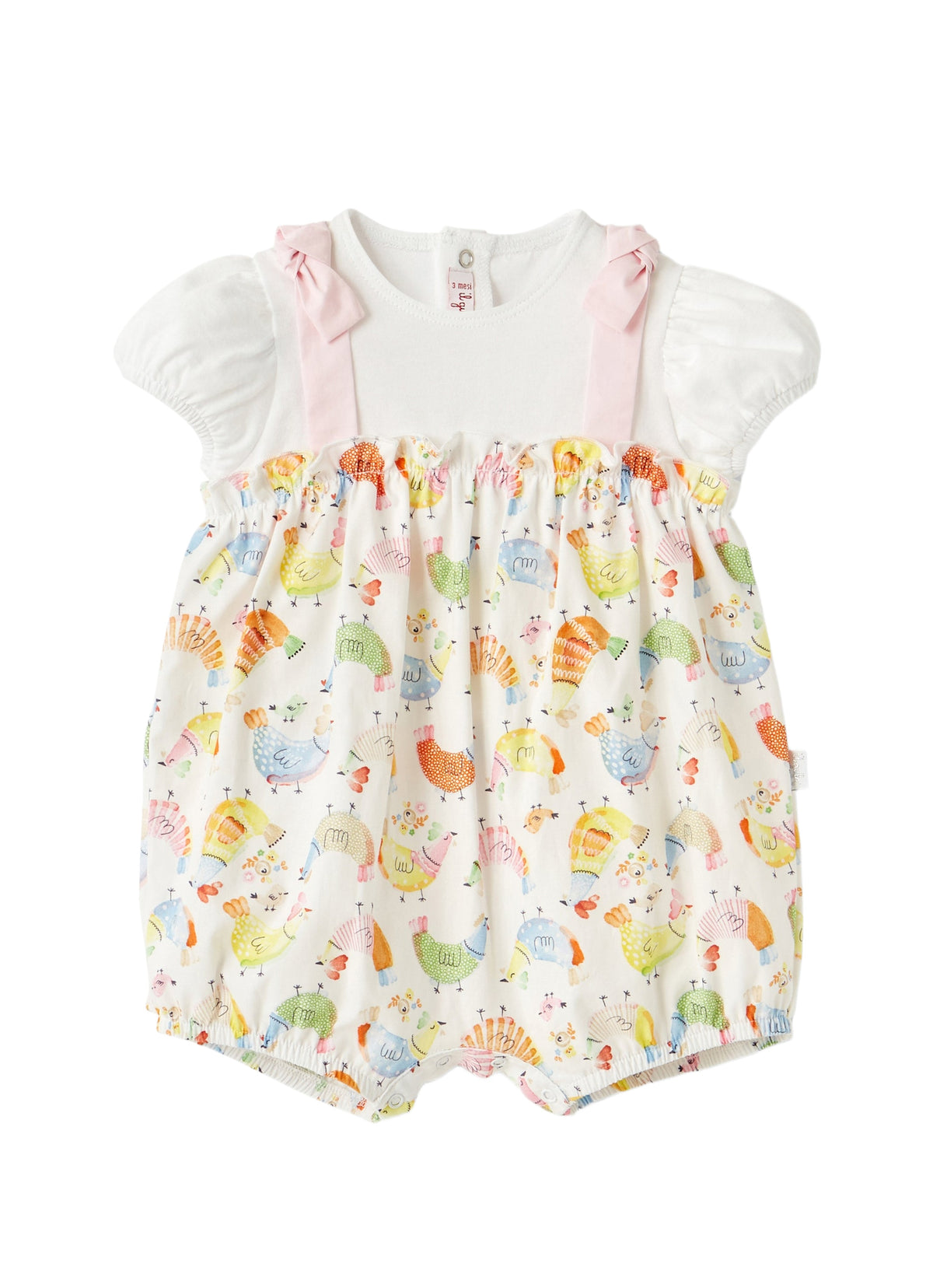 Romper With Chicken Print