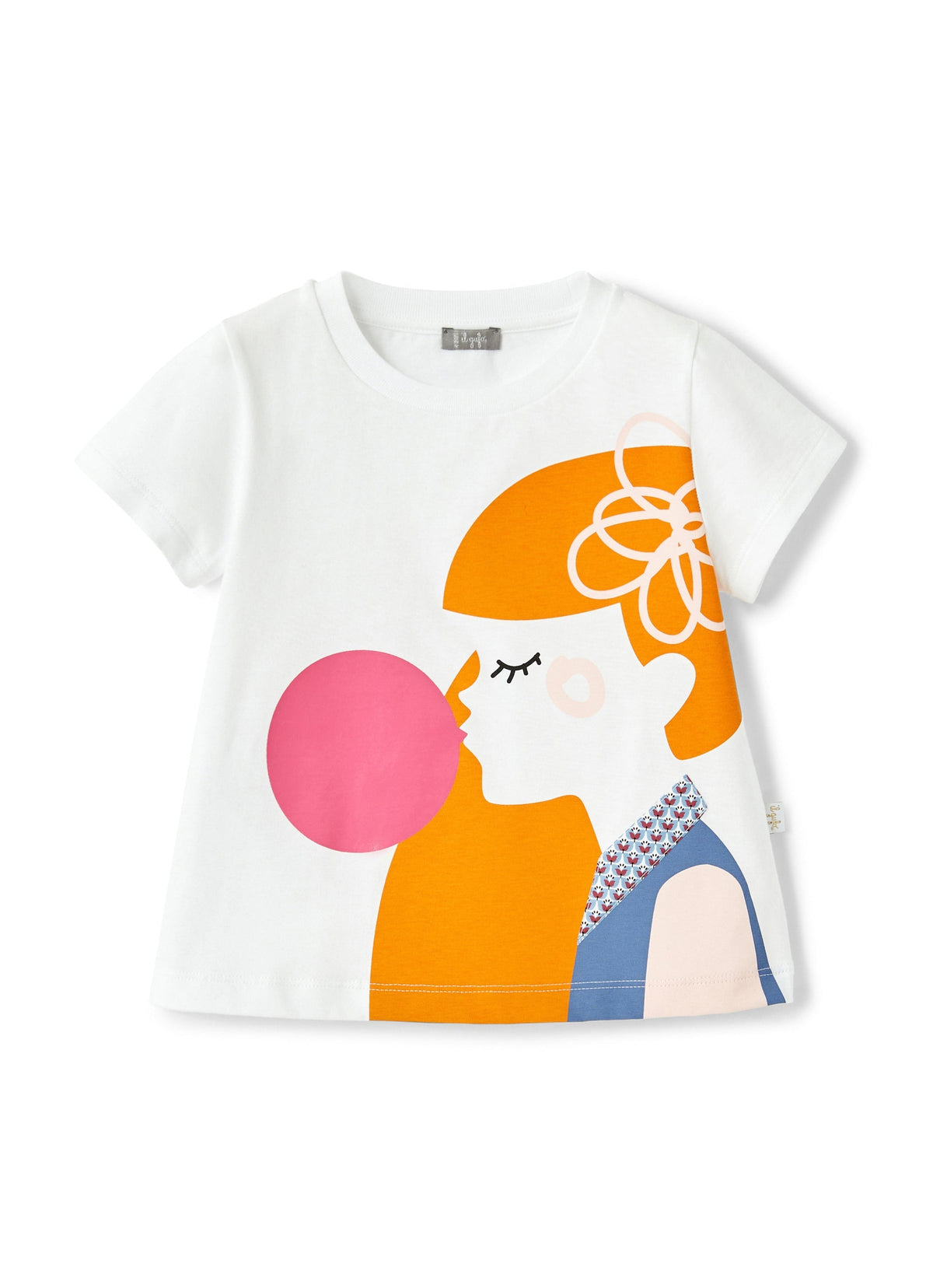 ts318m0014_0146 // DOUBLON FUSION /// DOUBLON DEVIENT OK PICS / T-shirt con stampa bimba