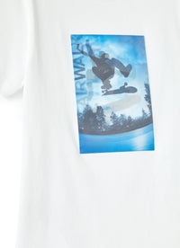 ts321m0014_010 // DOUBLON PAS FUSION /// DOUBLON DEVIENT OK PICS / T-shirt con stampa lenticolare