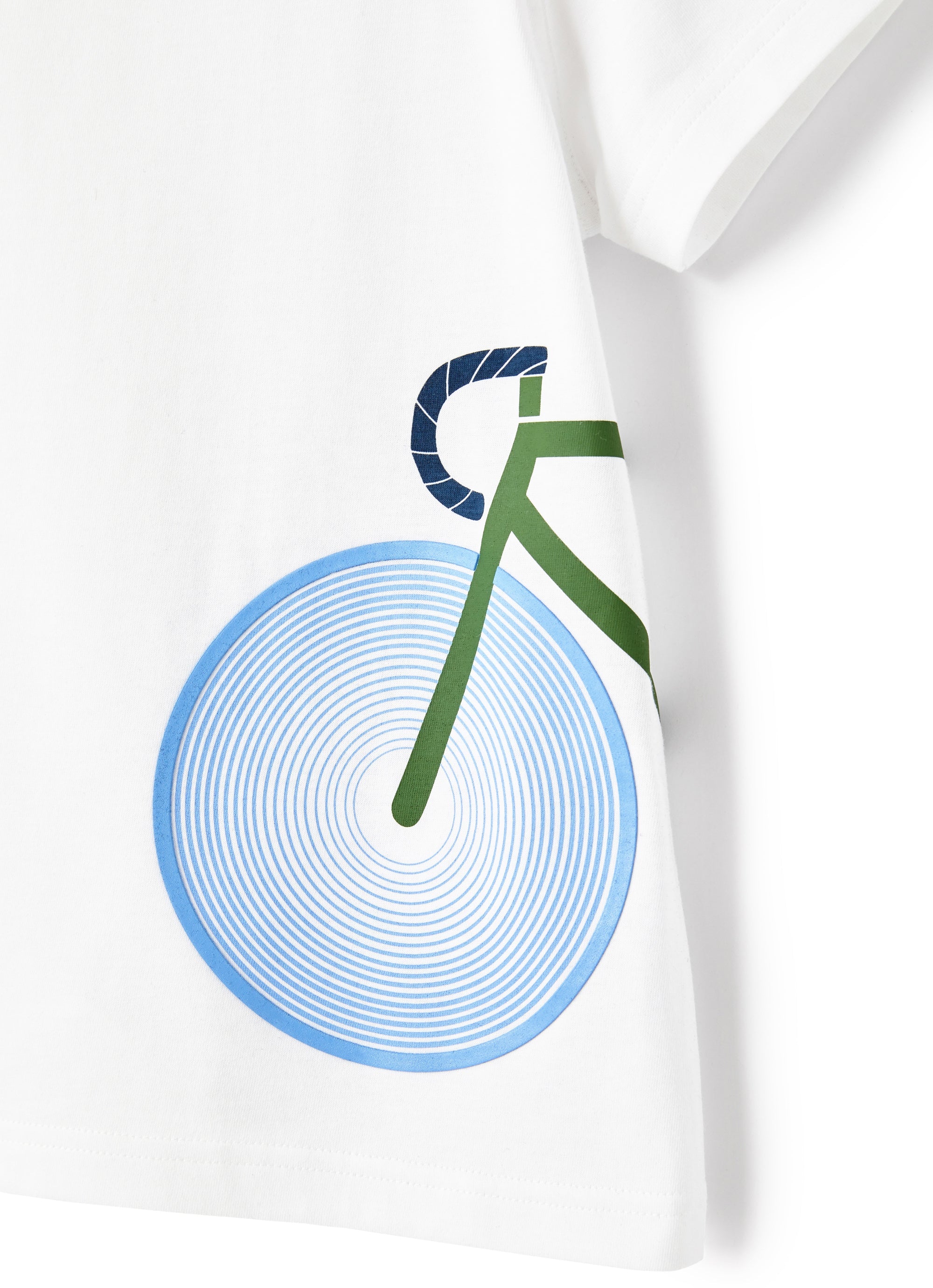 T-shirt con stampa Bicicletta