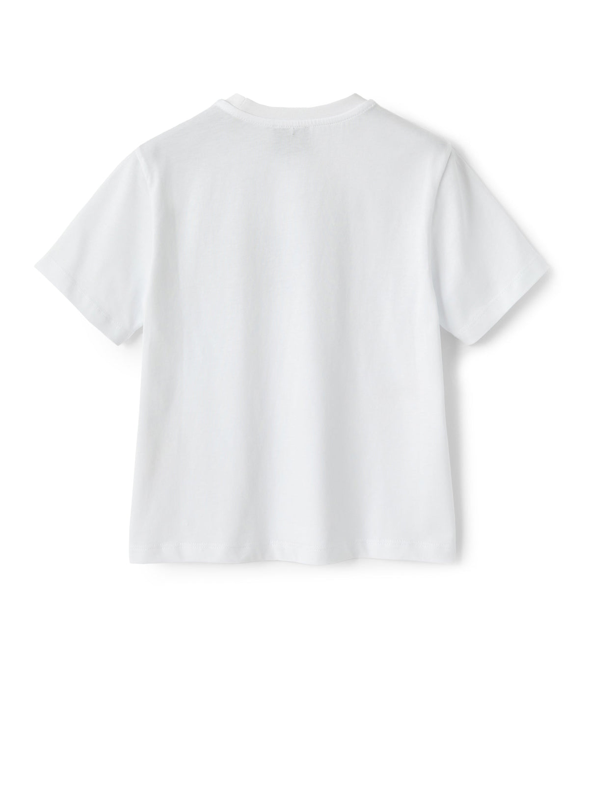 ts341m0112_0120 // DOUBLON PAS FUSION /// DOUBLON DEVIENT OK PICS / T-shirt con logo e inserto trasparente