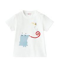 T-shirt con rana microvichy