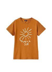 T-shirt in cotone organico con stampa