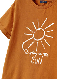 T-shirt in cotone organico con stampa
