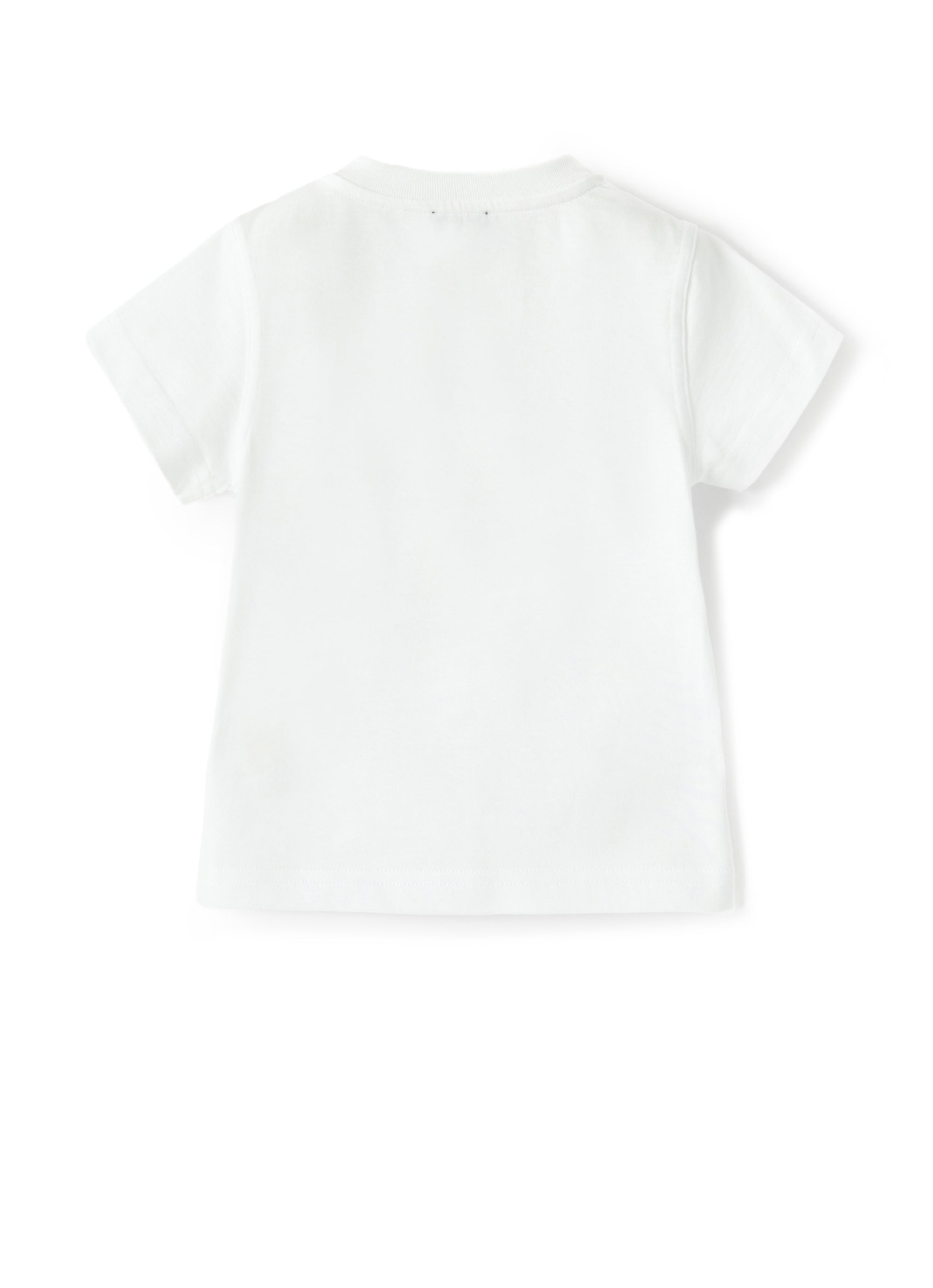 T-shirt con camaleonte fantasia