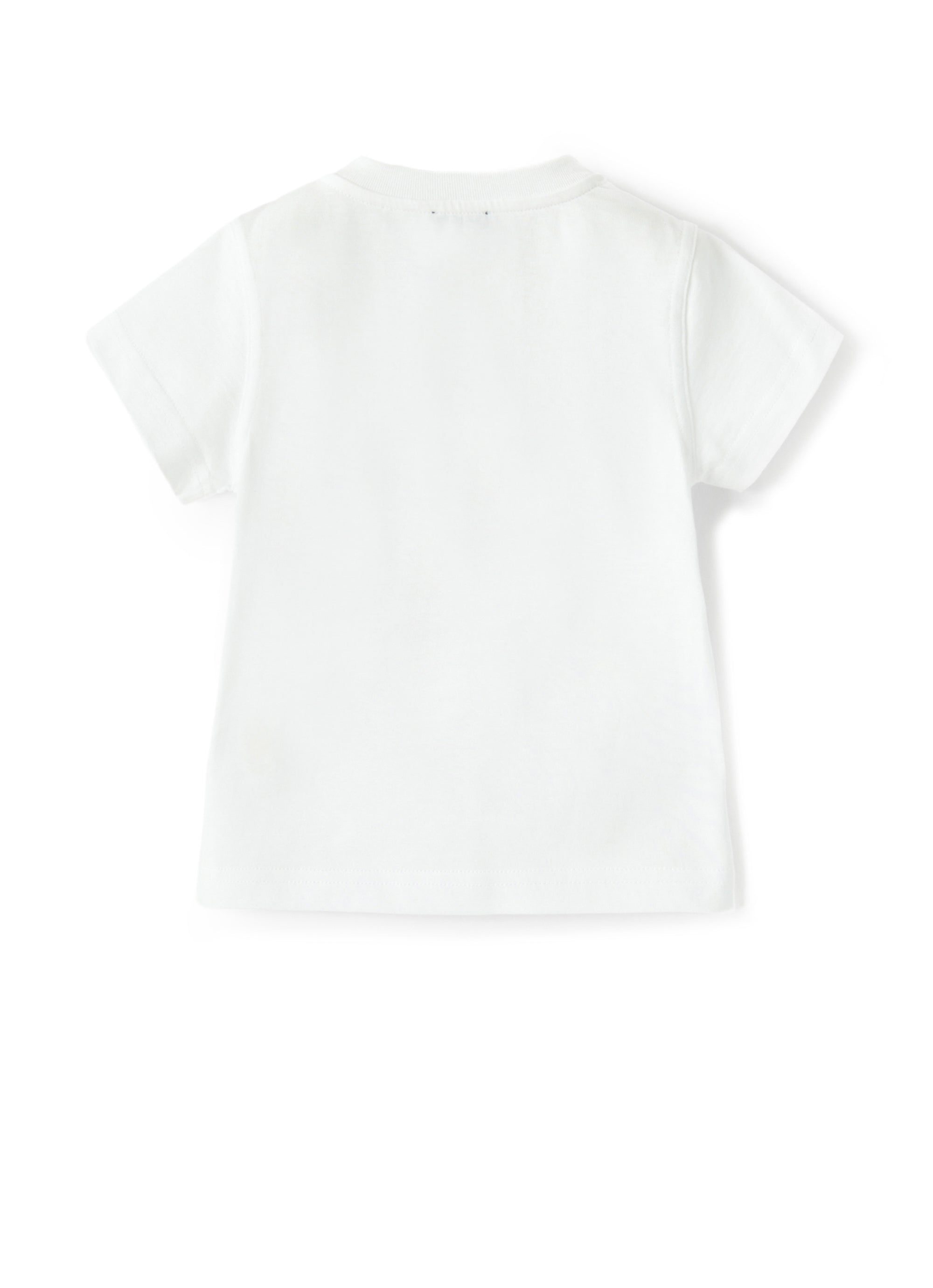 T-shirt con camaleonte fantasia