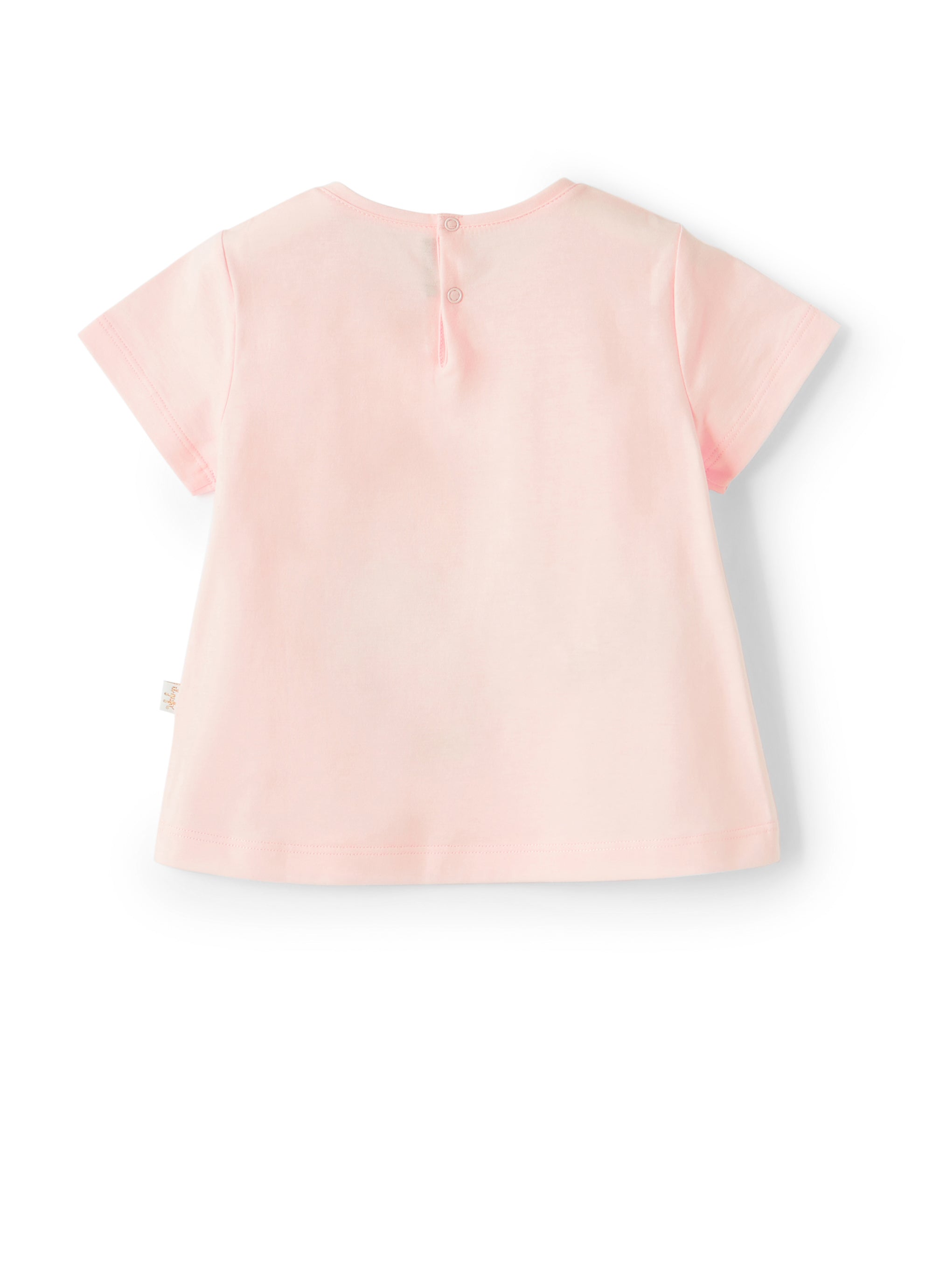 White t-shirt with goose print