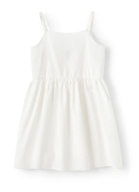 Linen and crochet dress