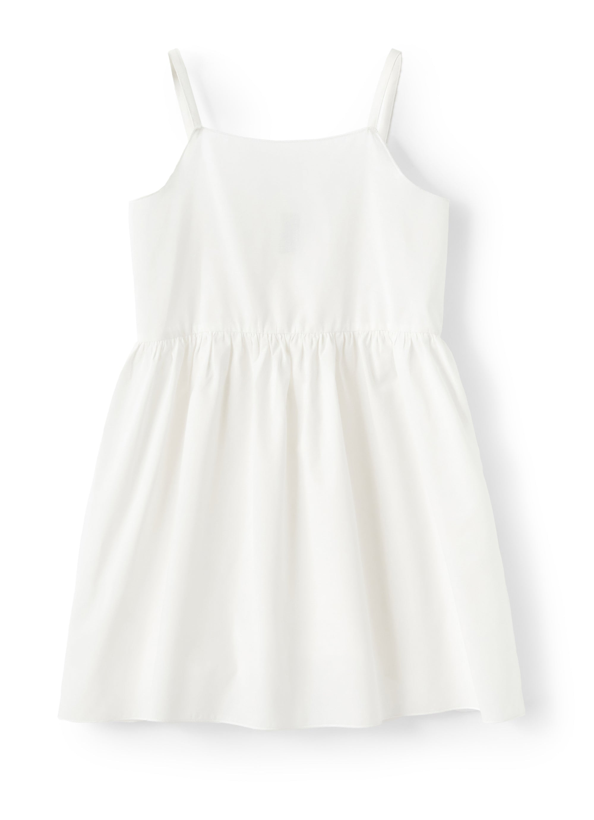Linen and crochet dress