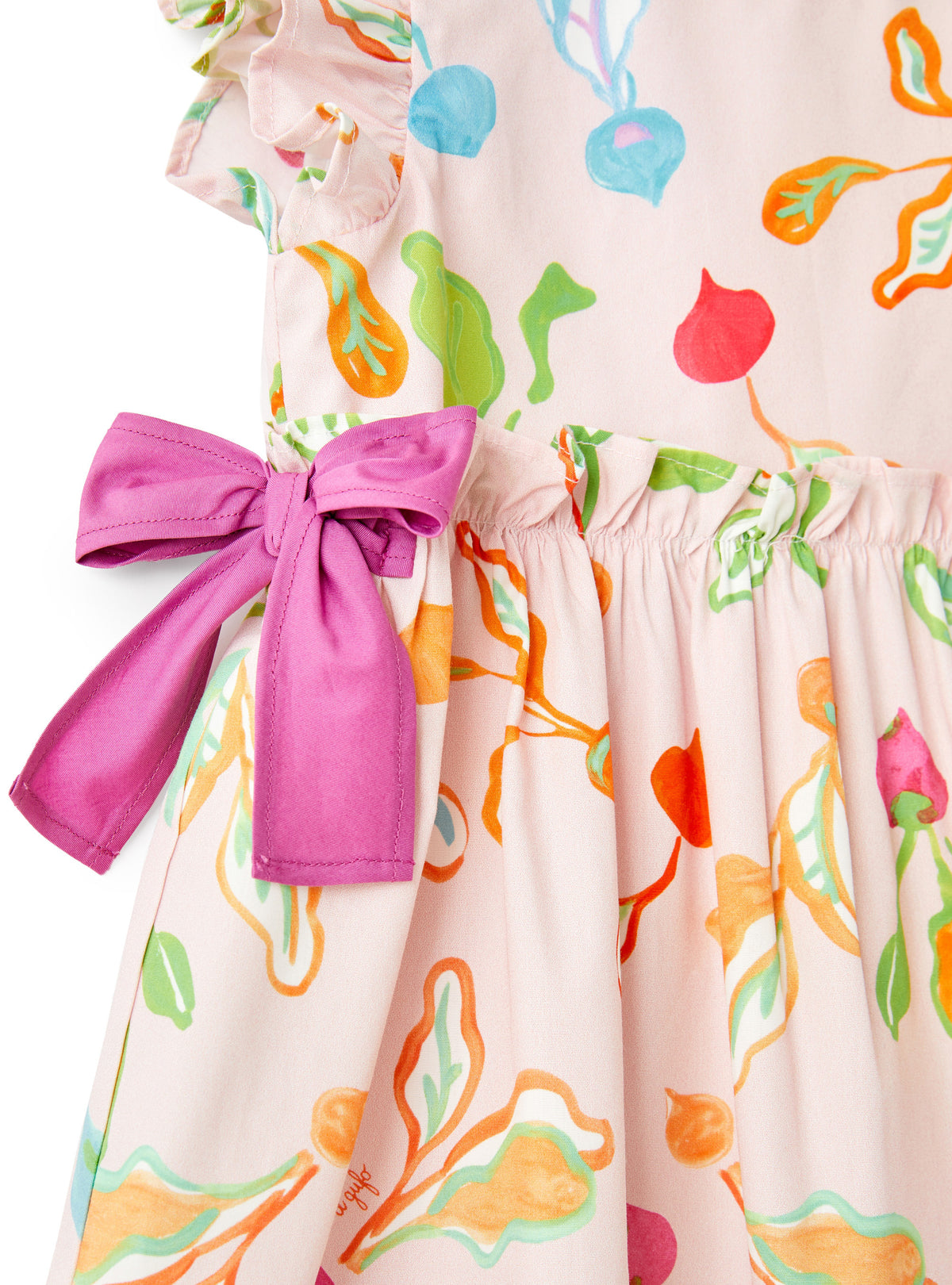 Dress With Radish Print