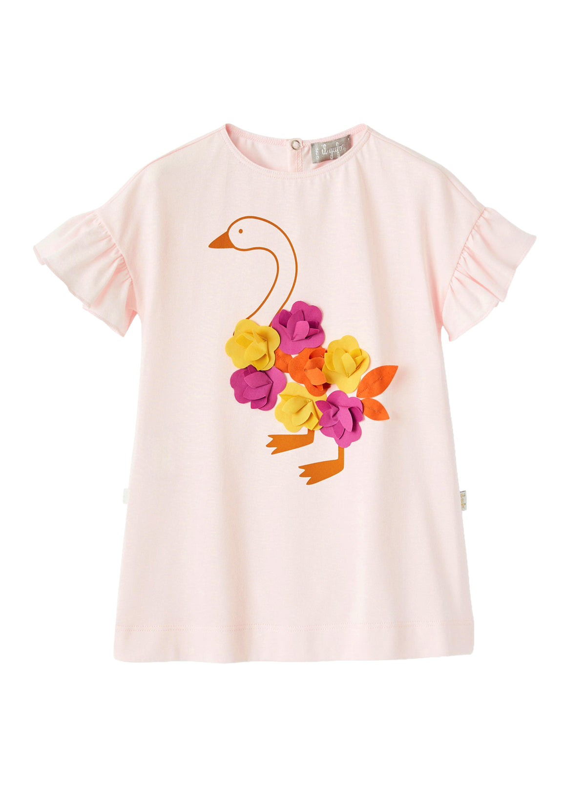 Robe avec imprimé et application - Rosa Bebe' & Arancio
