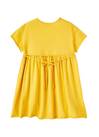 Abito in cotone organico giallo