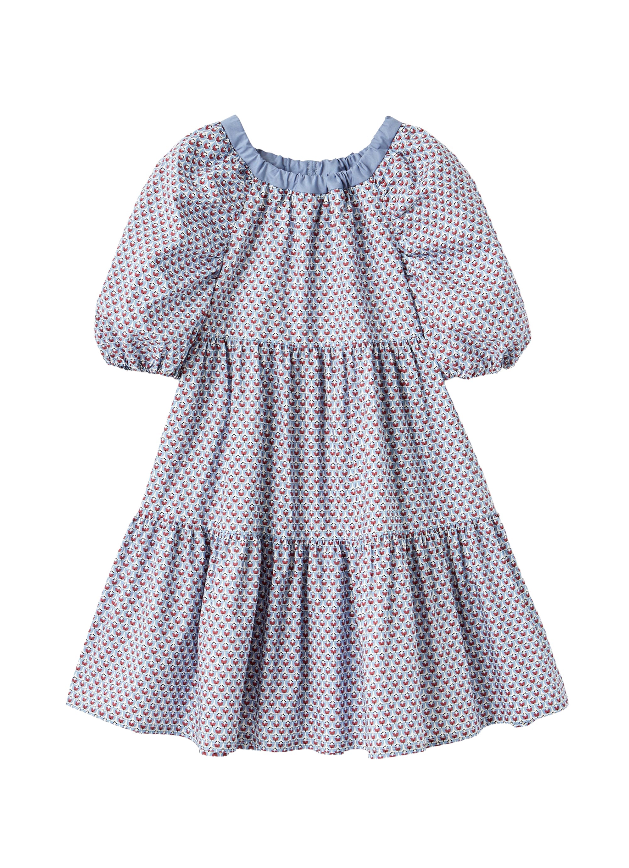Dress in Liberty Fabrics with small flowers