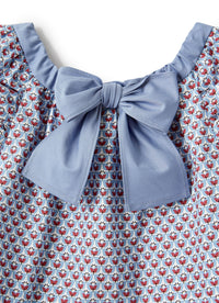 Dress in Liberty Fabrics with small flowers