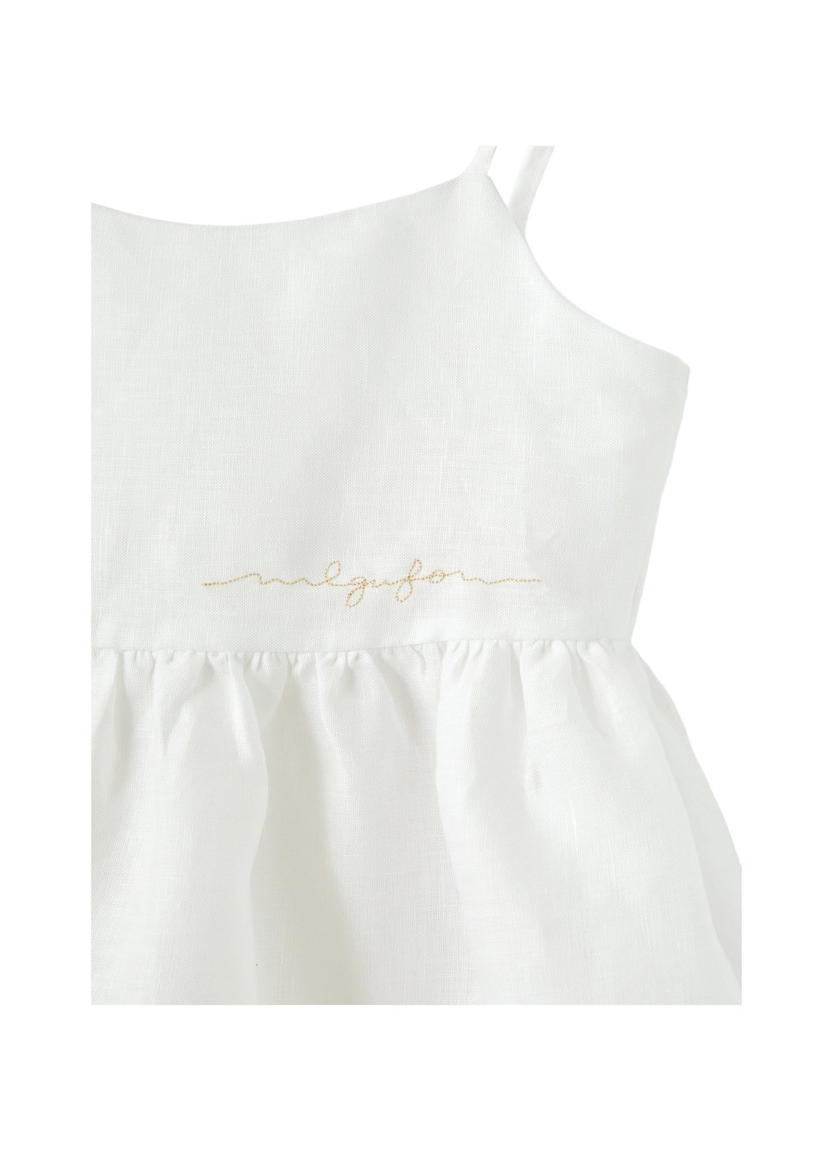 Linen Dress With Thin Straps