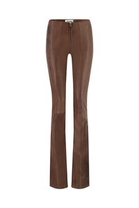 Pantalon Tattoo imprimé en cuir - Ebene & Black