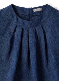 Camicia senza maniche in lino