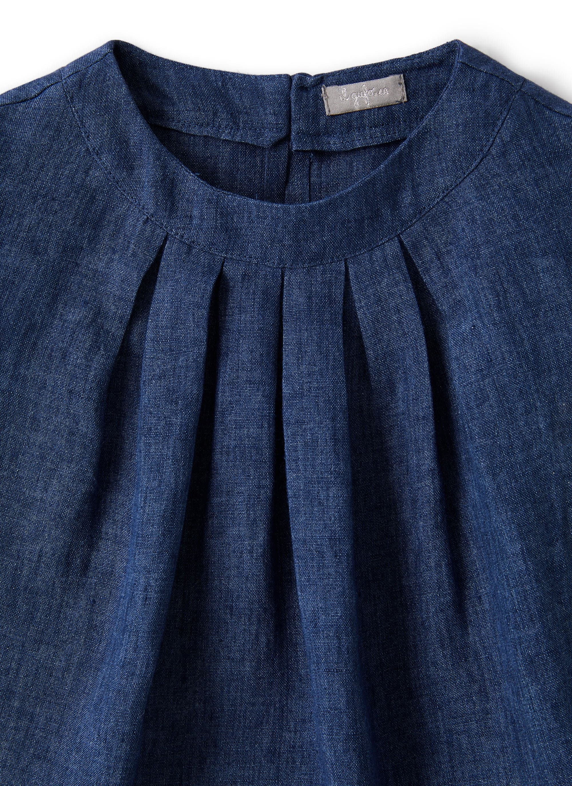Camicia senza maniche in lino