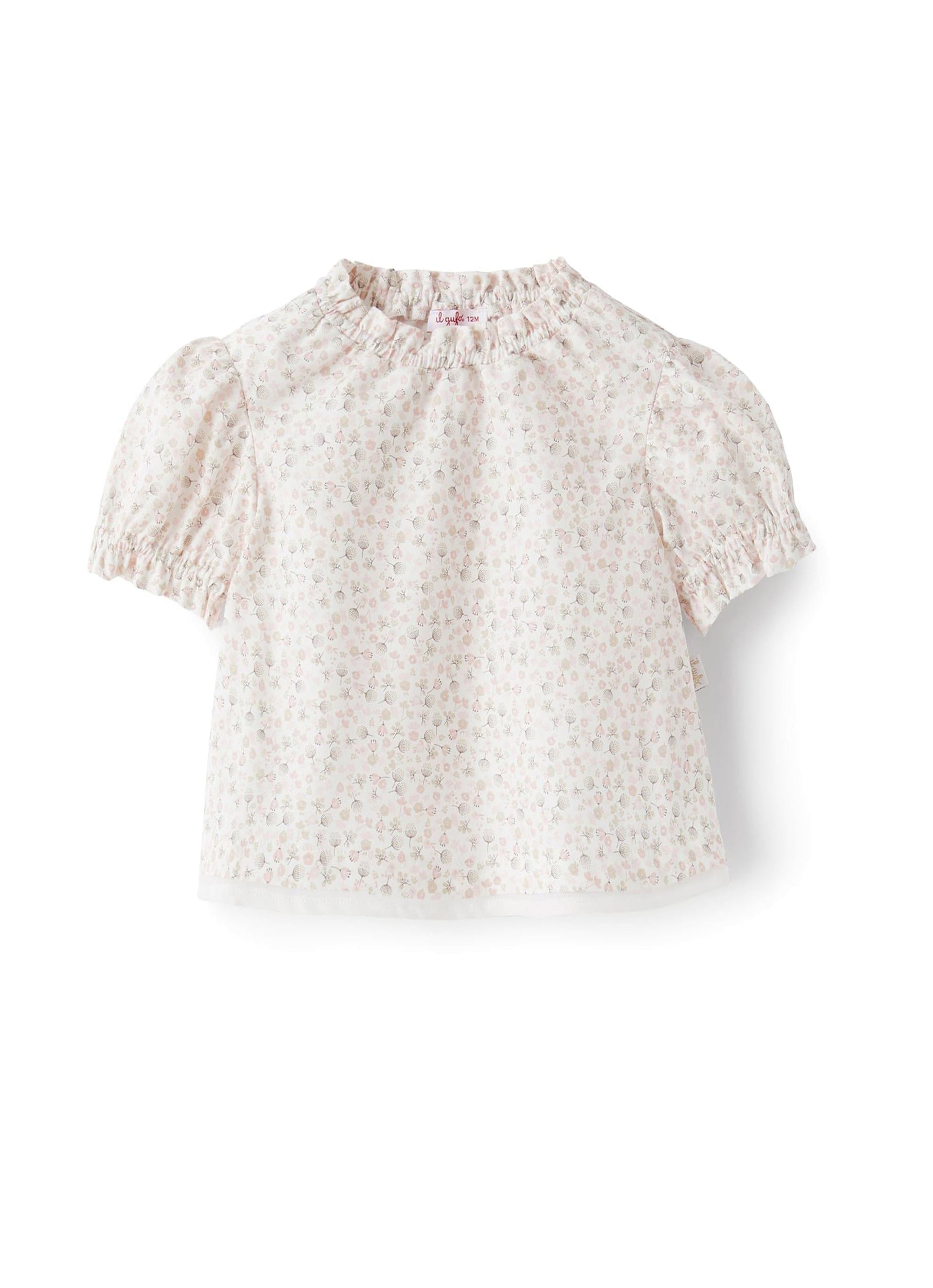 Floral printed shirt - Baby Pink