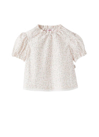 Camicia in cotone organico stampa fiori