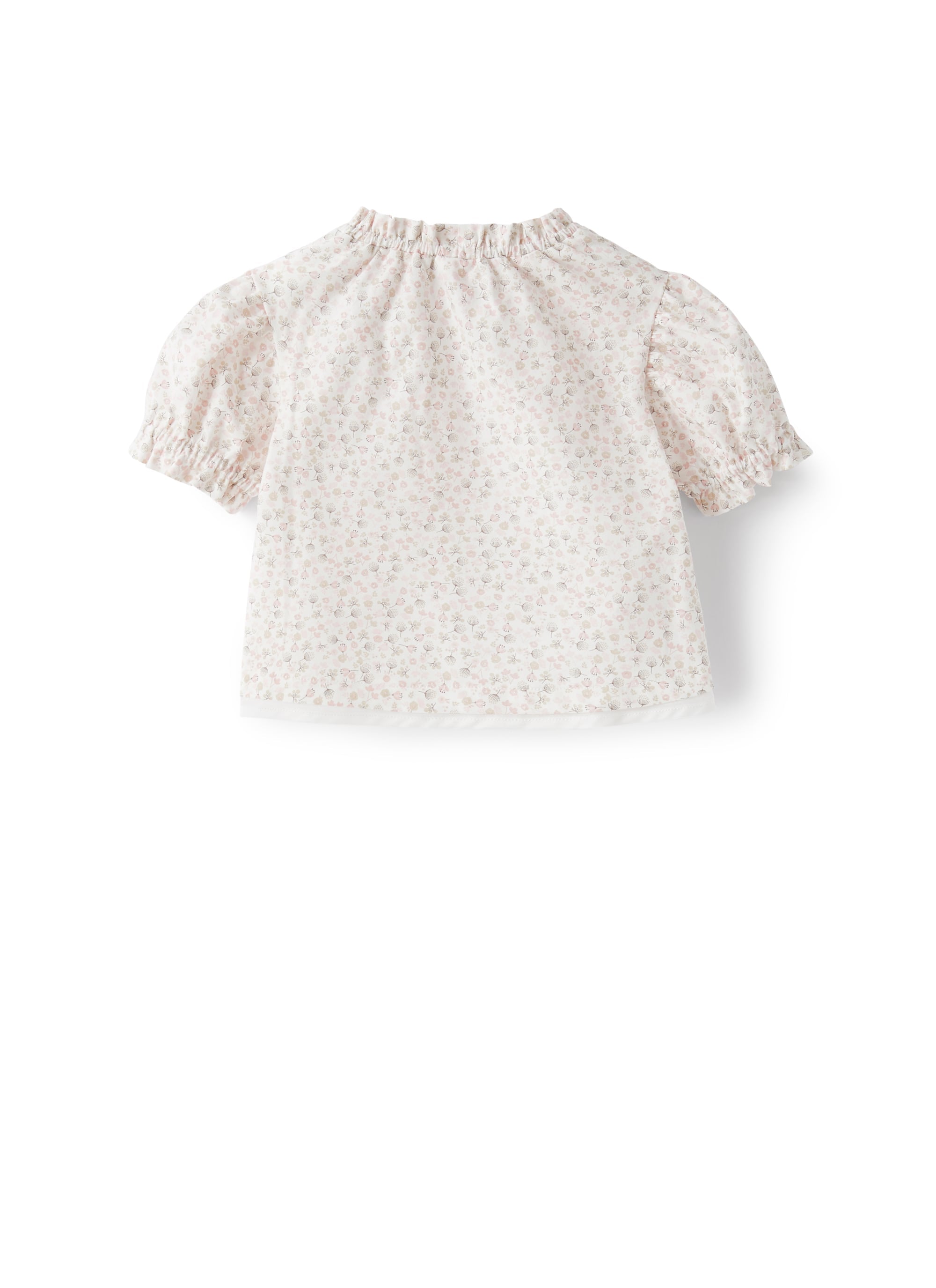 Camicia in cotone organico stampa fiori