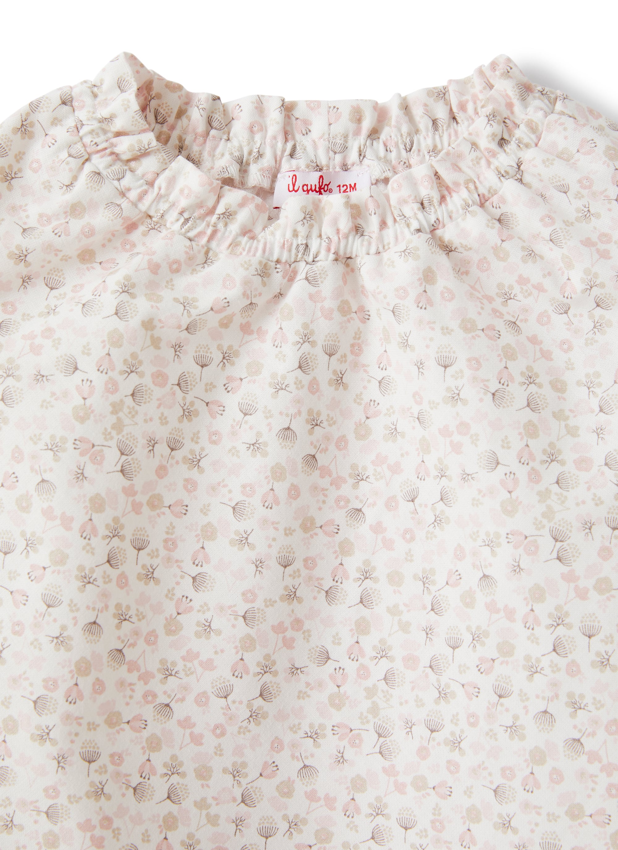 Camicia in cotone organico stampa fiori