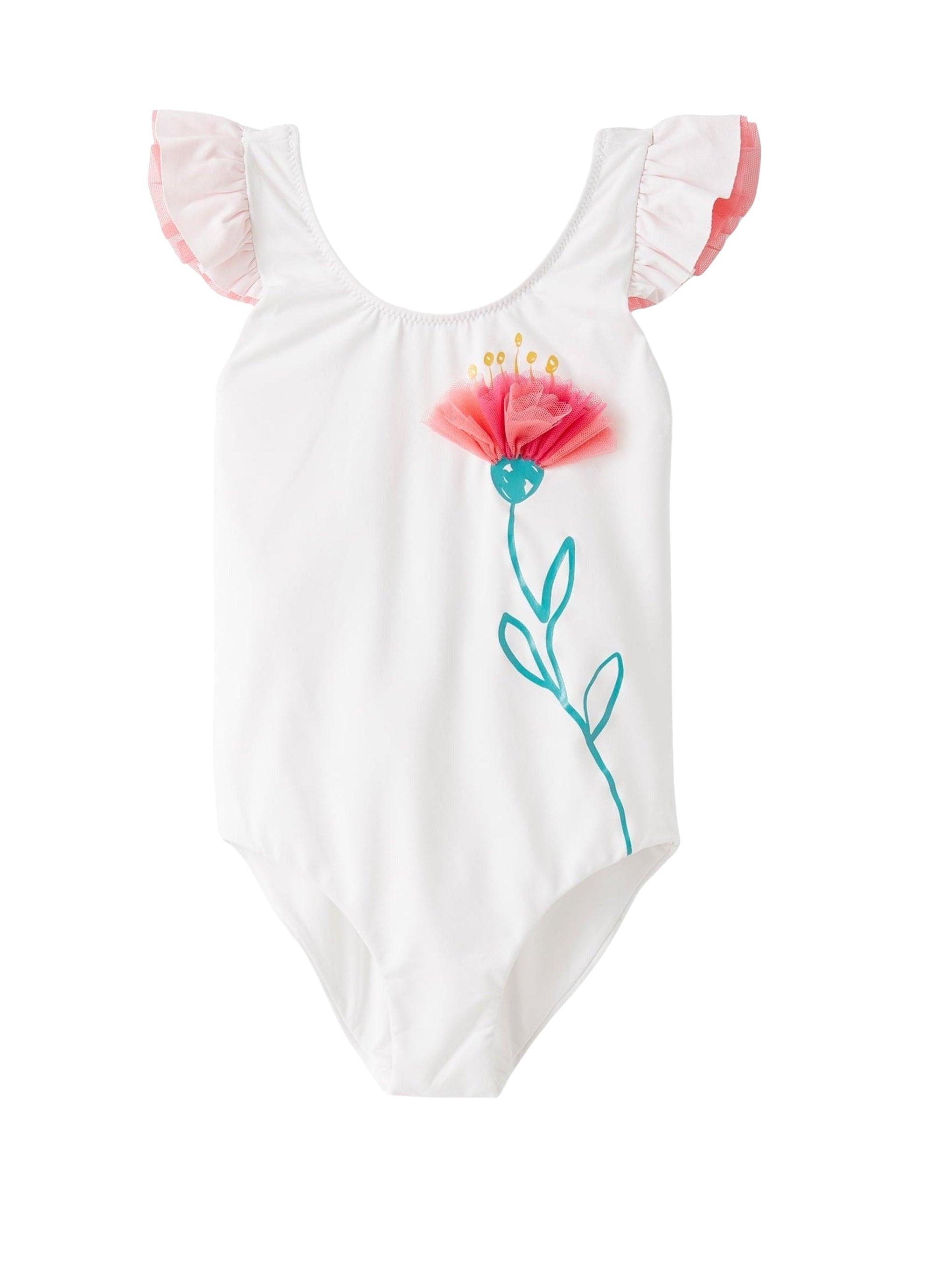 Costume intero con stampa fiore