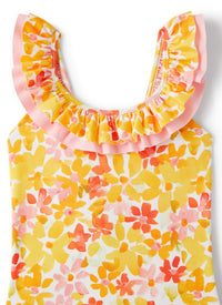 Costume intero a stampa fiori