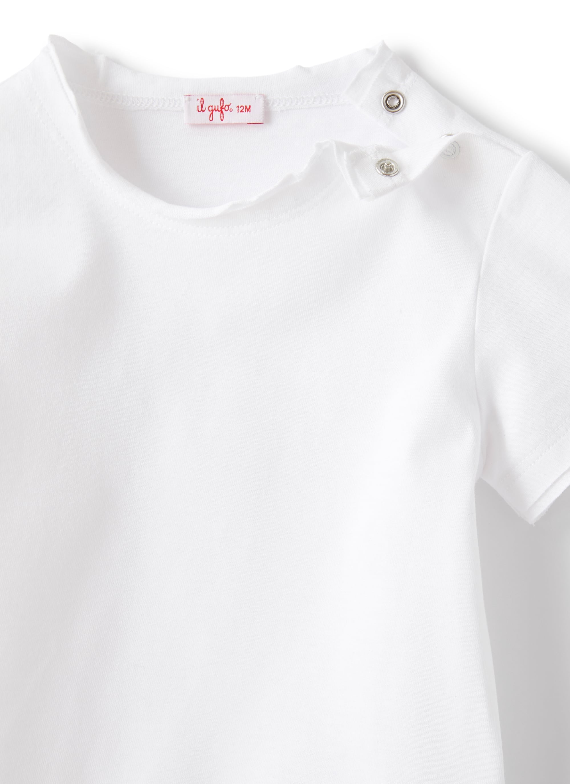 Completo con salopette in lino madras