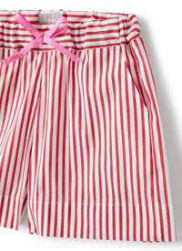 Completo due pezzi in cotone a righe