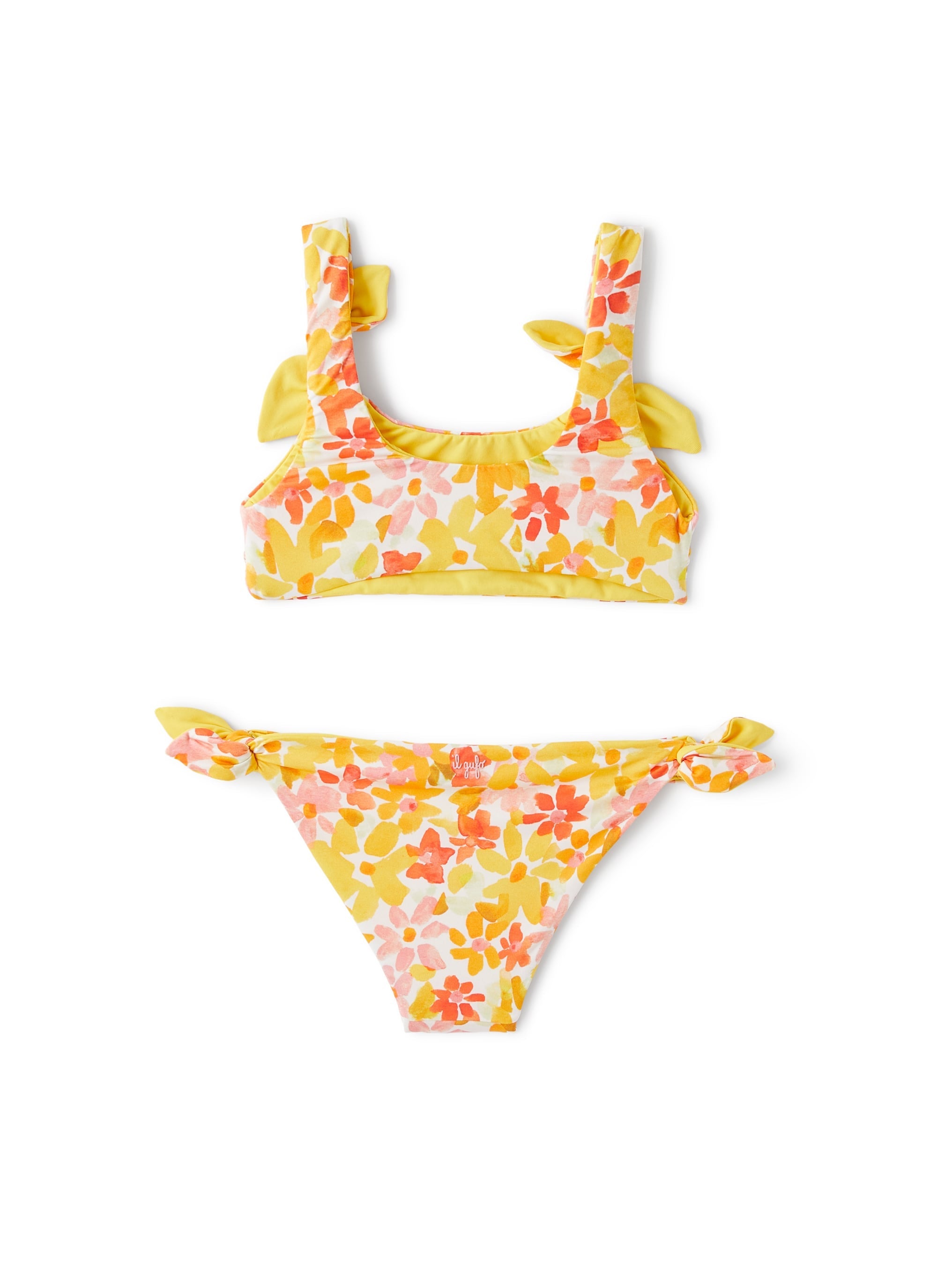 Costume due pezzi stampa fiori
