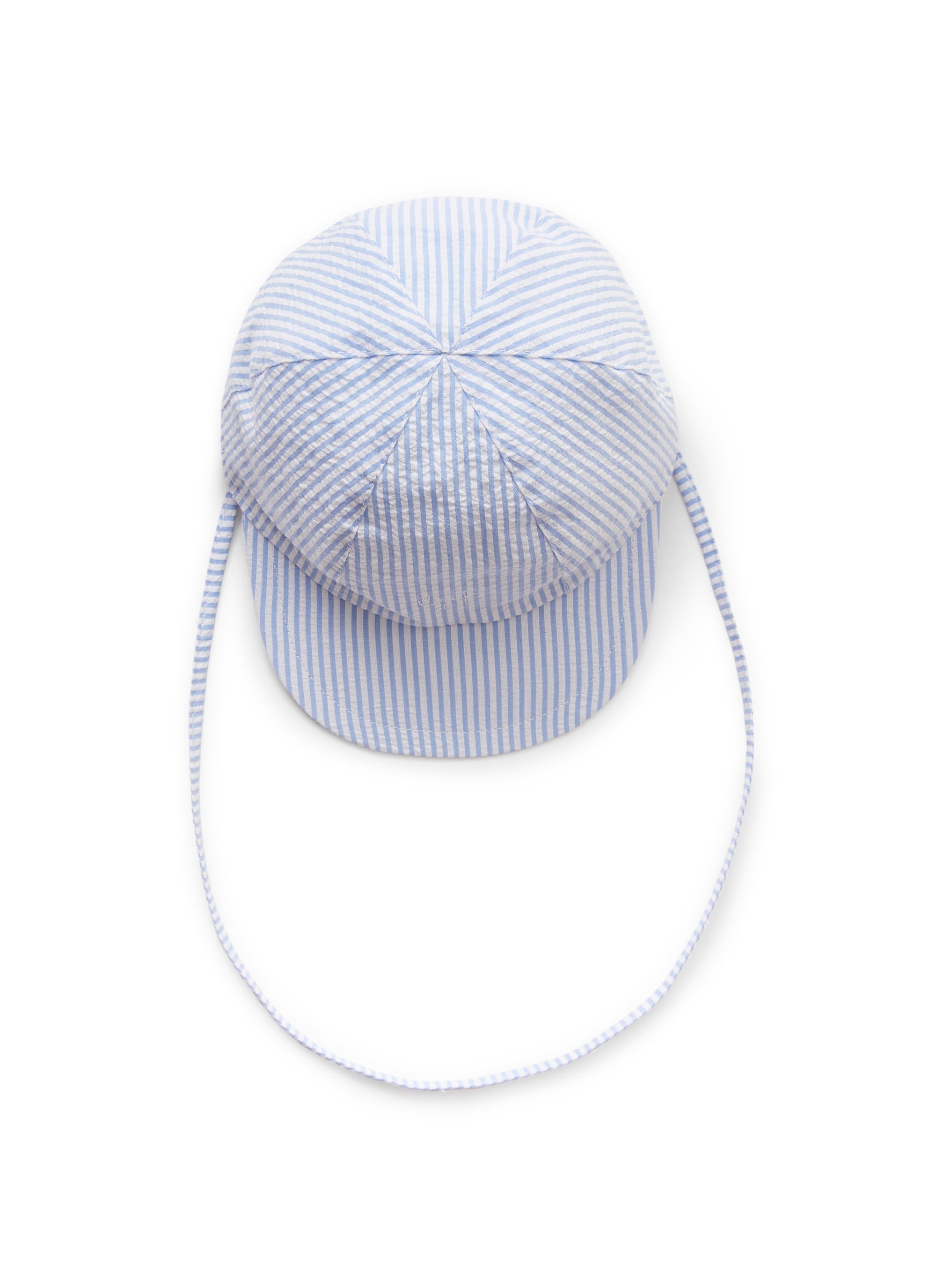Cappello da neonato con visiera