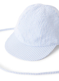 Cappello da neonato con visiera