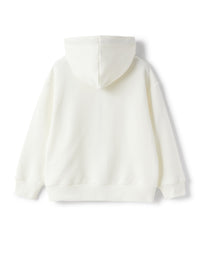 Giacca felpa con zip bianca