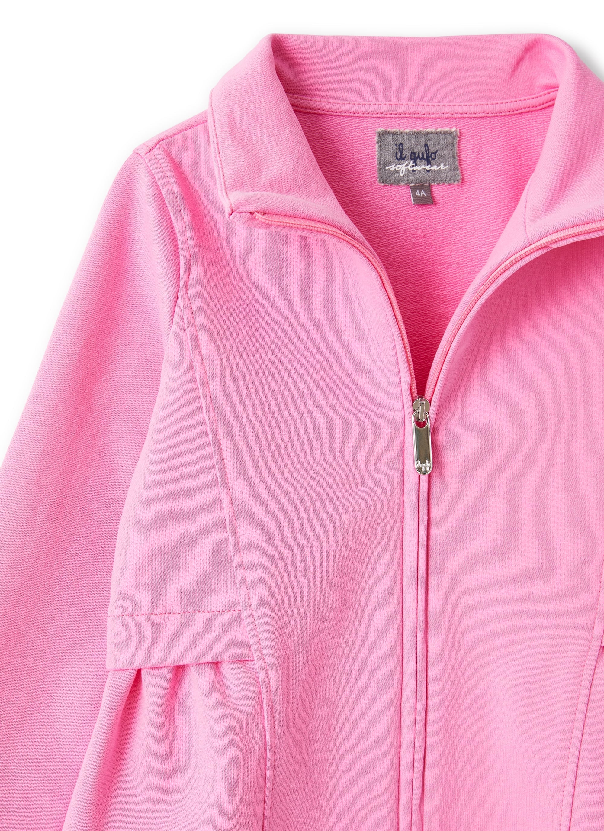 Giacca in felpa con zip