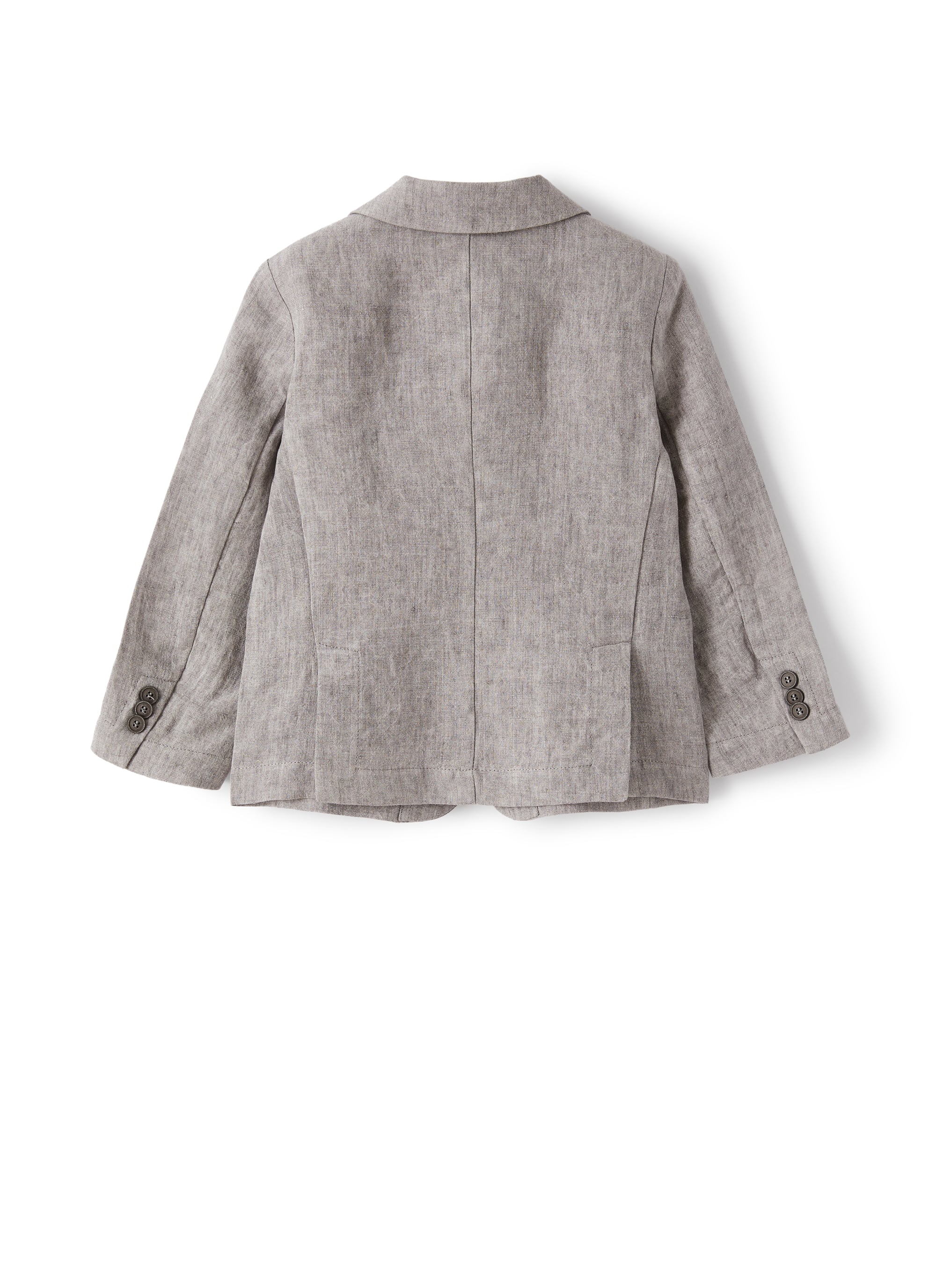 Blazer in lino grigio