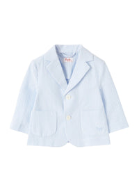 Crepe blazer - Light Blue