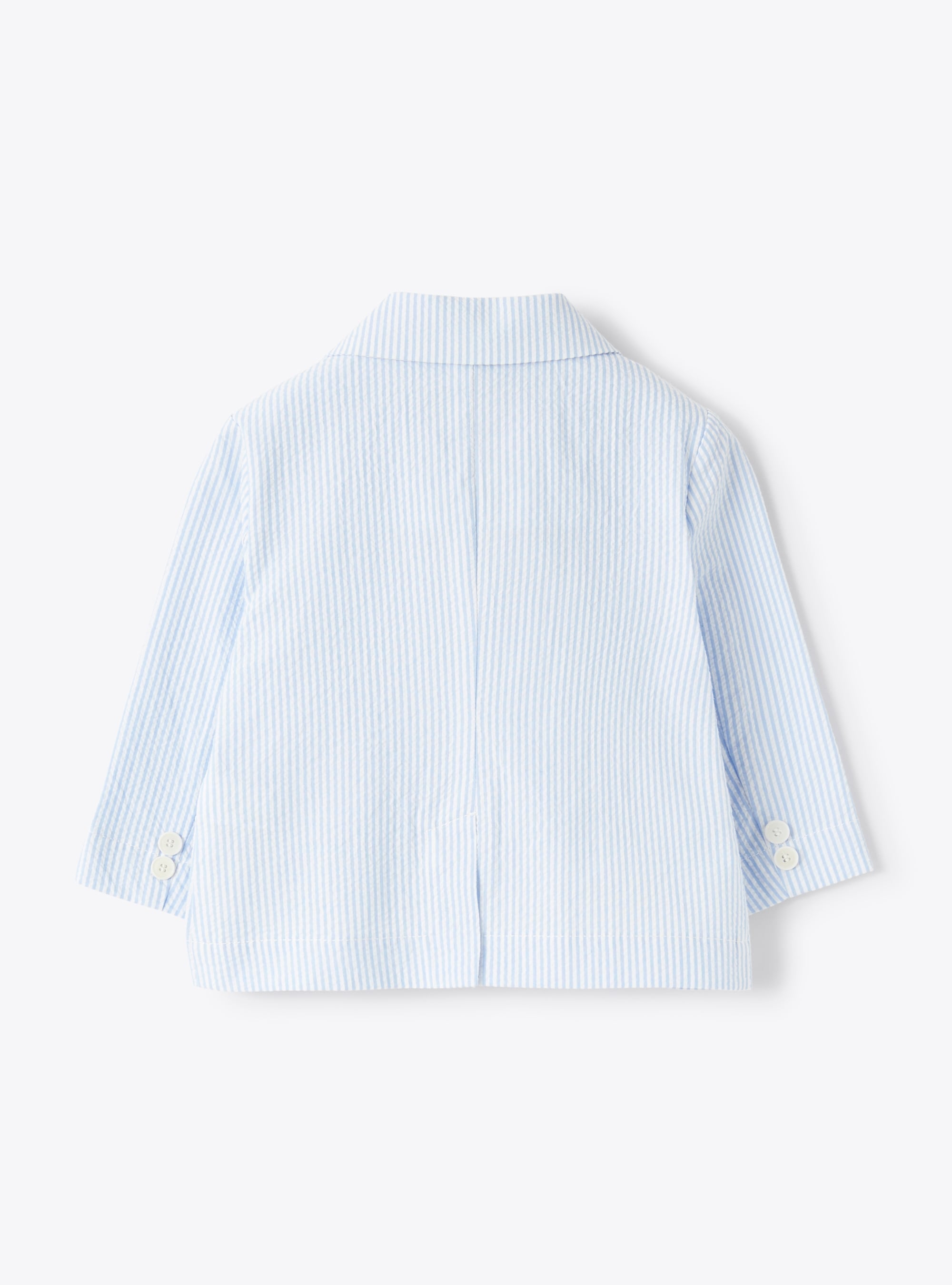 Crepe blazer - Light Blue