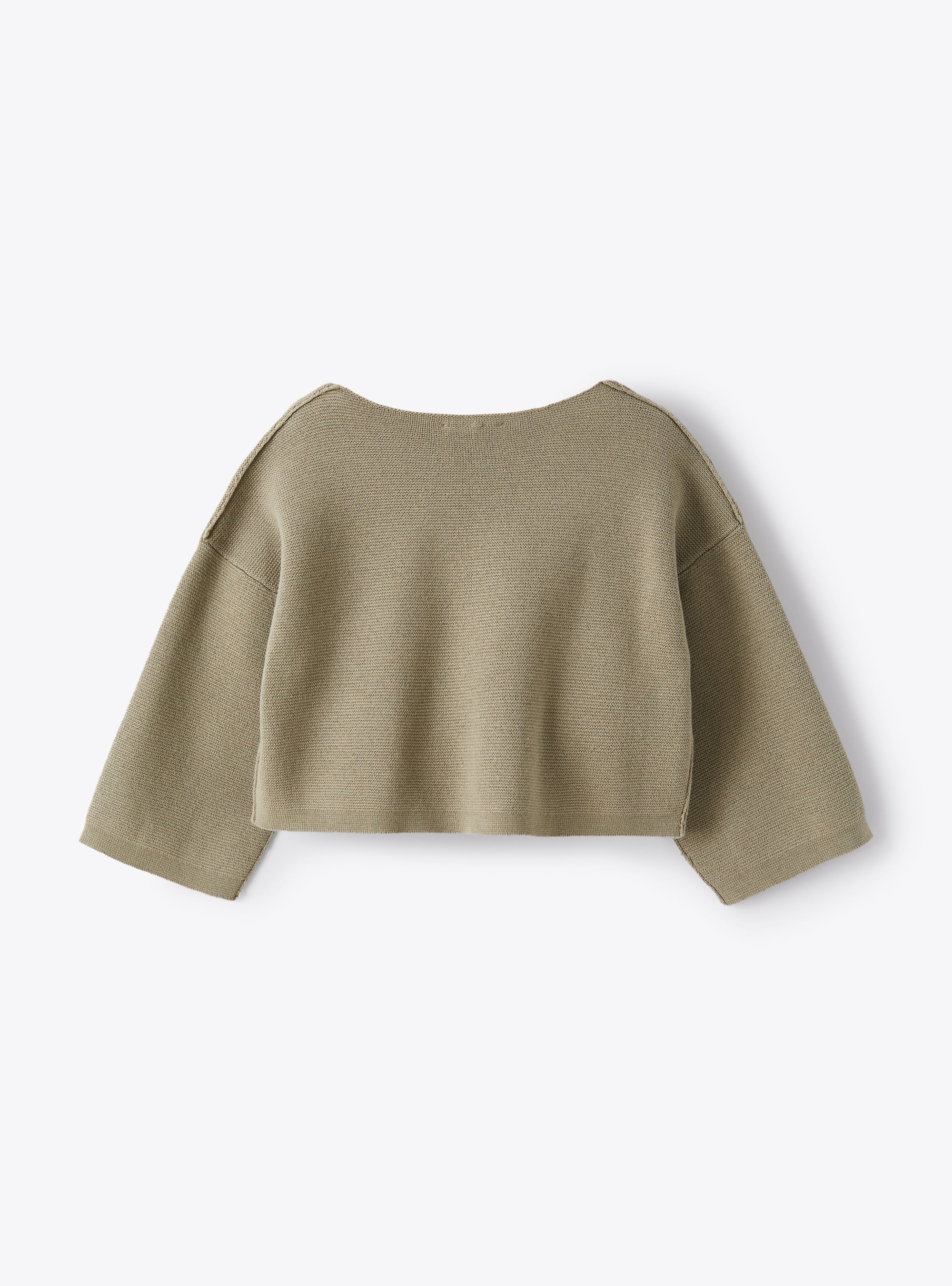 Bow cardigan - Green Oregano