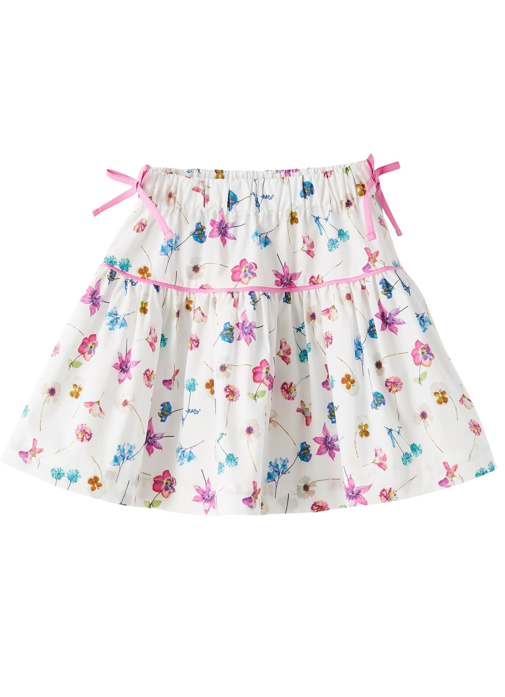 Gonna in cotone stampa floreale esclusiva