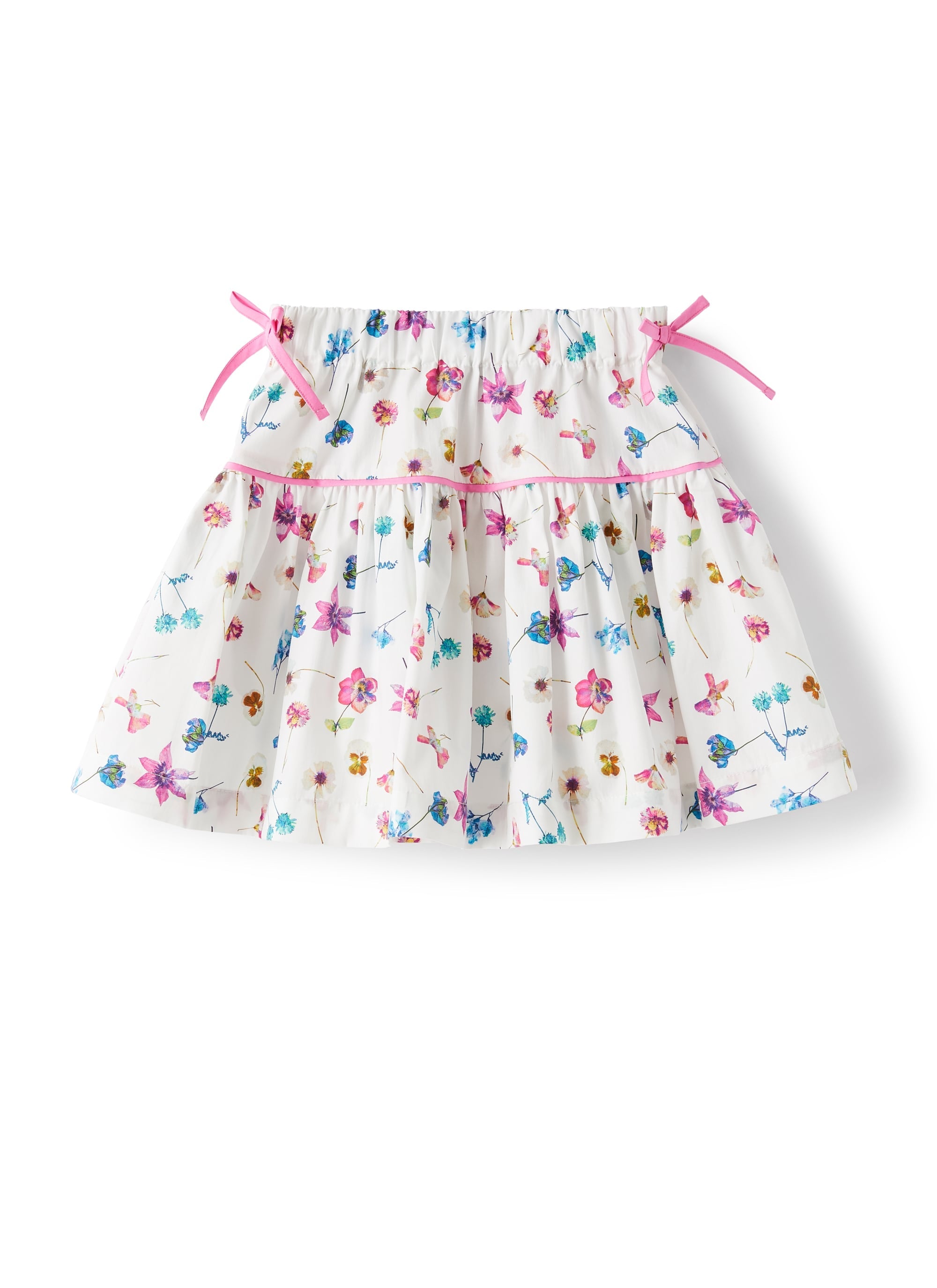 Gonna in cotone stampa floreale esclusiva