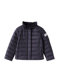 Piumino leggero in nylon down proof blu
