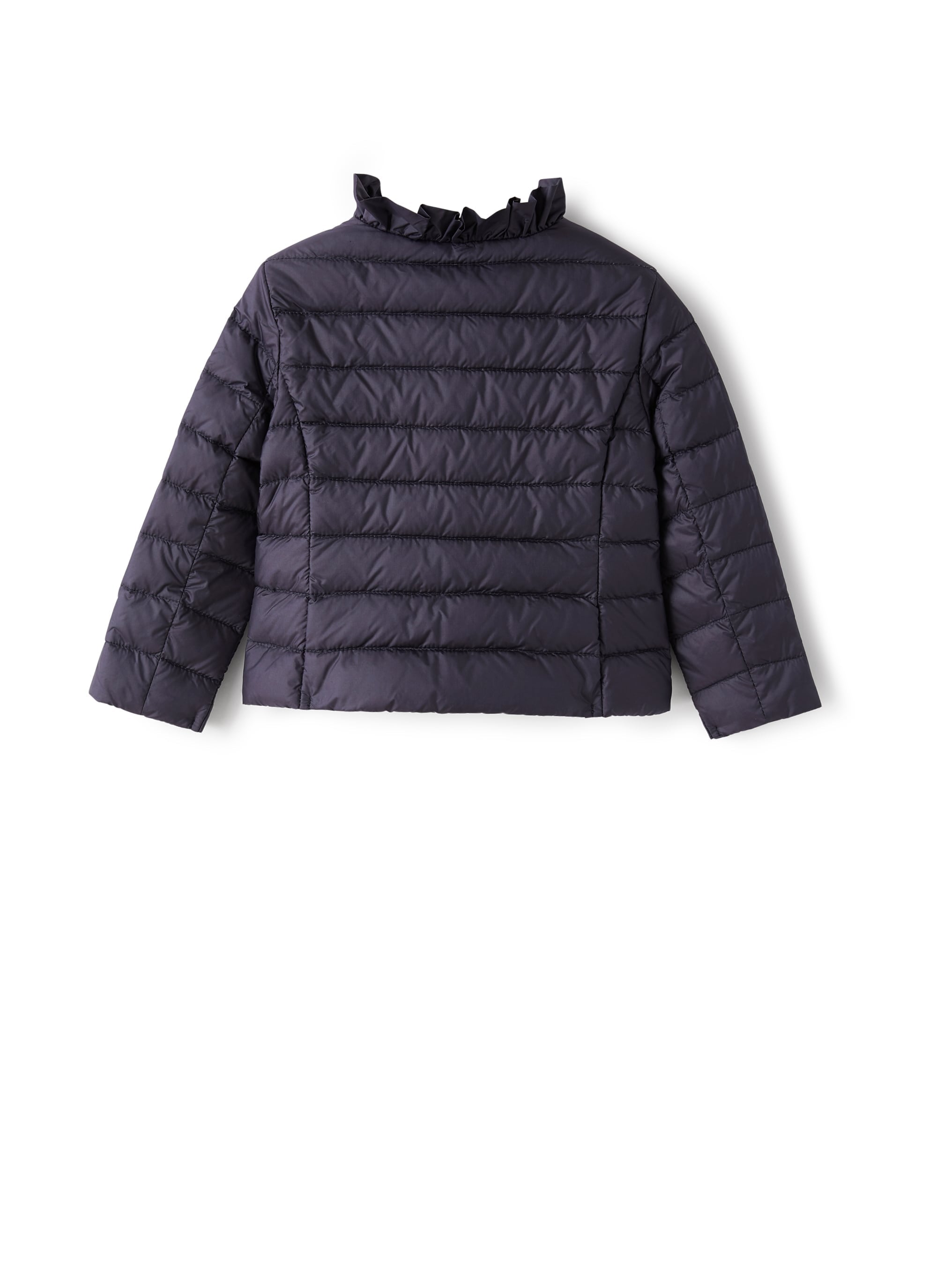 Piumino leggero in nylon down proof blu