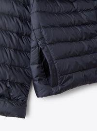 Double-breasted padded jacket - Blue