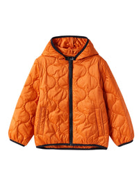 Giacca in eco padding arancione
