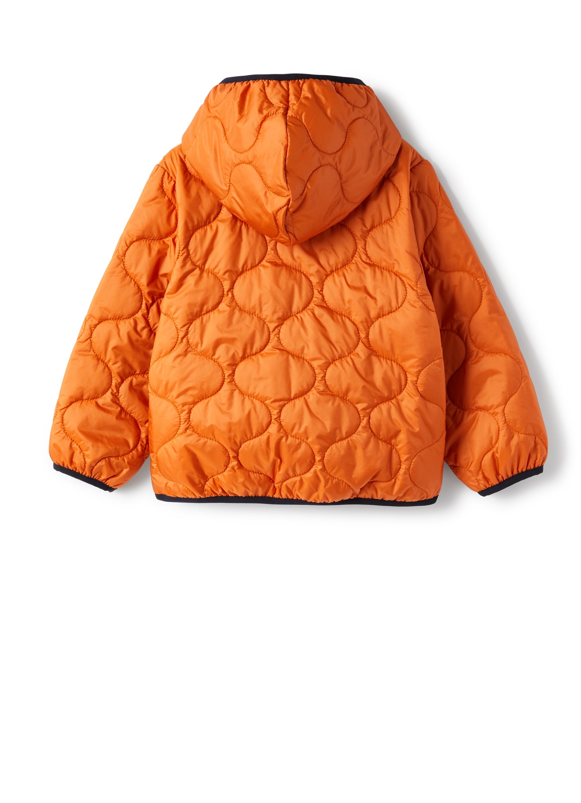 Giacca in eco padding arancione