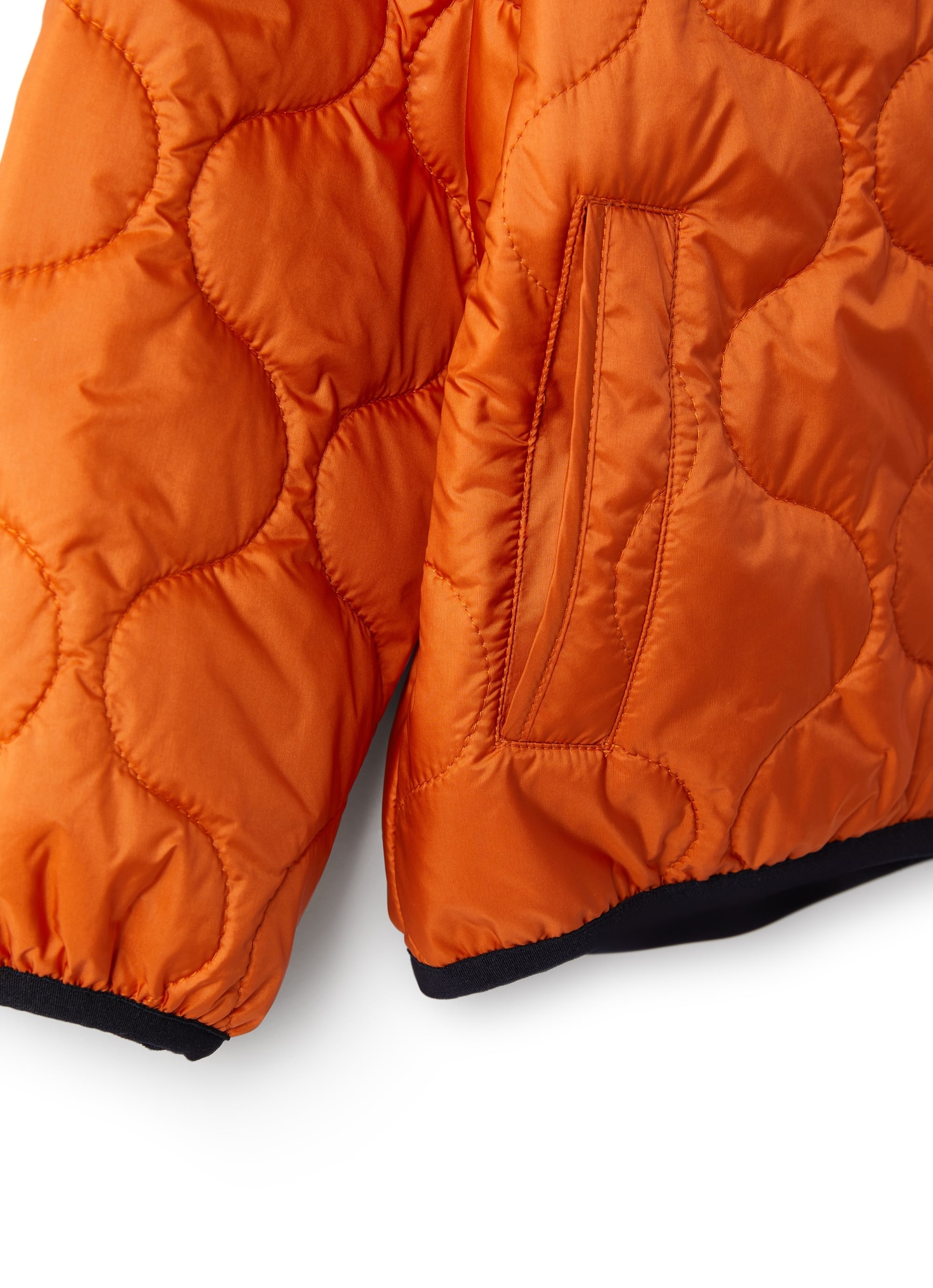 Giacca in eco padding arancione