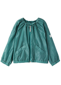 Giacca in nylon taffetà verde